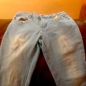 Light blue kids jeans